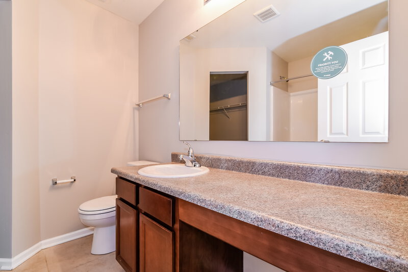 1,565/Mo, 7741 Danube St Indianapolis, IN 46239 Master Bathroom View