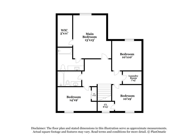 1,925/Mo, 2349 Bridlewood Dr Franklin, IN 46131 Floor Plan View