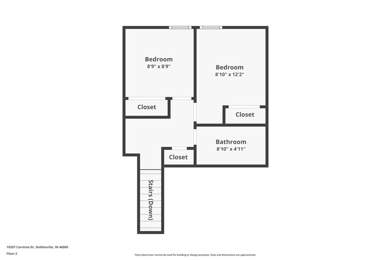 2,055/Mo, 10207 Carmine Dr Noblesville, IN 46060 Floor Plan View 2