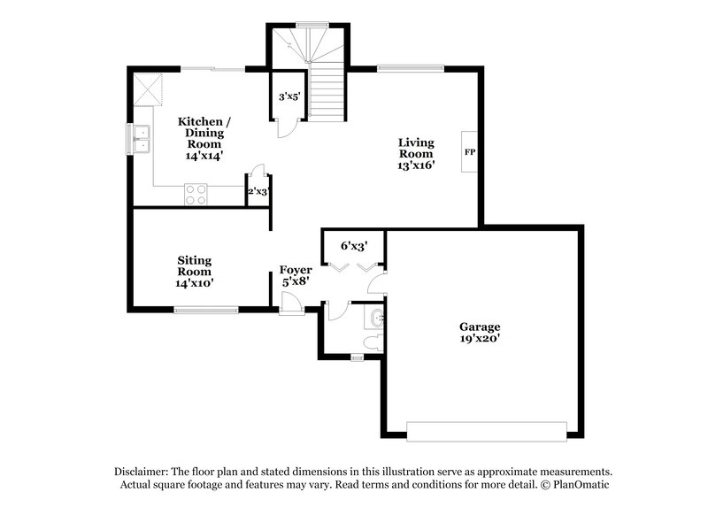 1,975/Mo, 9715 Claymore Dr Fishers, IN 46038 Floor Plan View