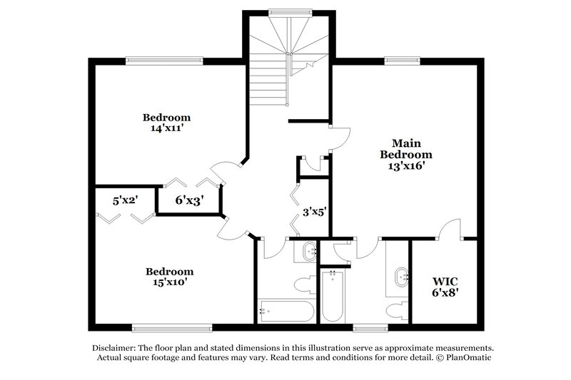 1,975/Mo, 9715 Claymore Dr Fishers, IN 46038 Floor Plan View 2