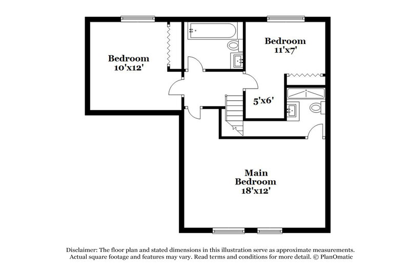 1,830/Mo, 2150 Summer Breeze Way Greenwood, IN 46143 Floor Plan View 2