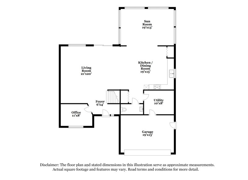 1,965/Mo, 8131 Rambling Rd Indianapolis, IN 46239 Floor Plan View