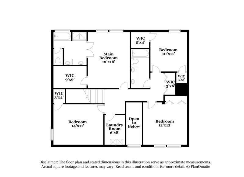 1,790/Mo, 1727 Buckeye Ct Greenwood, IN 46143 Floor Plan View 2