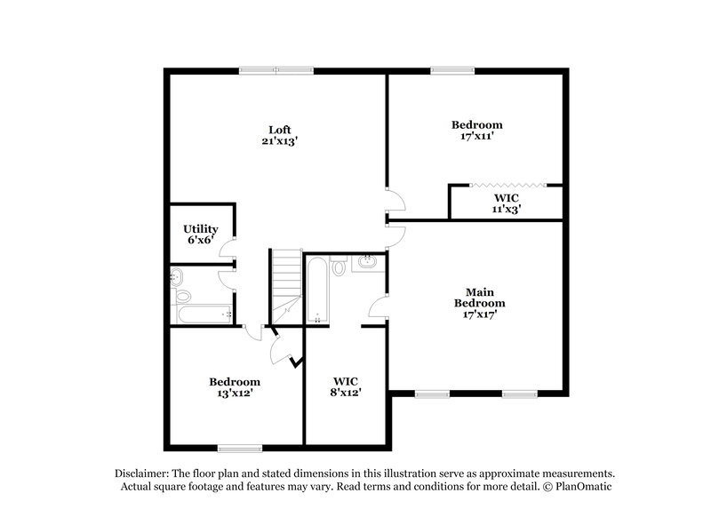 1,815/Mo, 14767 White Tail Run Noblesville, IN 46060 Floor Plan View 2