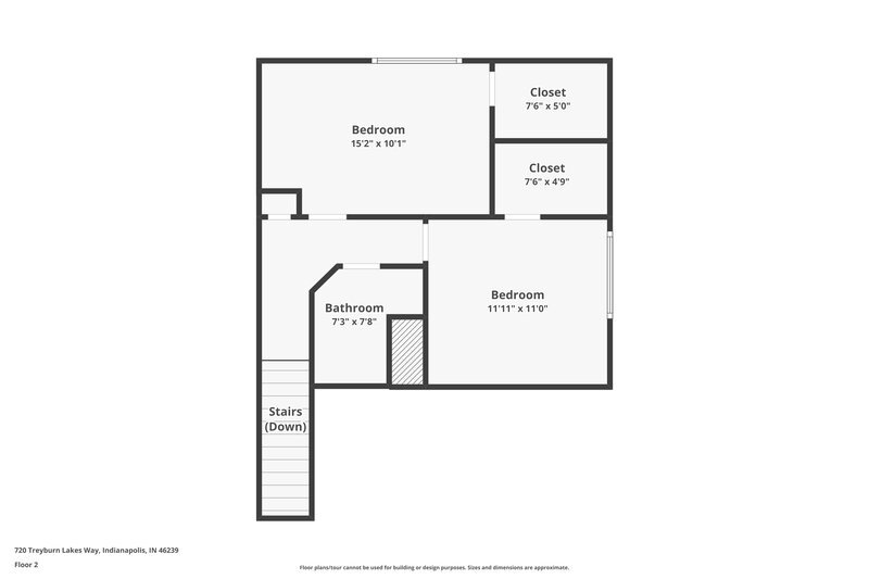 2,240/Mo, 720 Treyburn Lakes Way Indianapolis, IN 46239 Floor Plan View 2