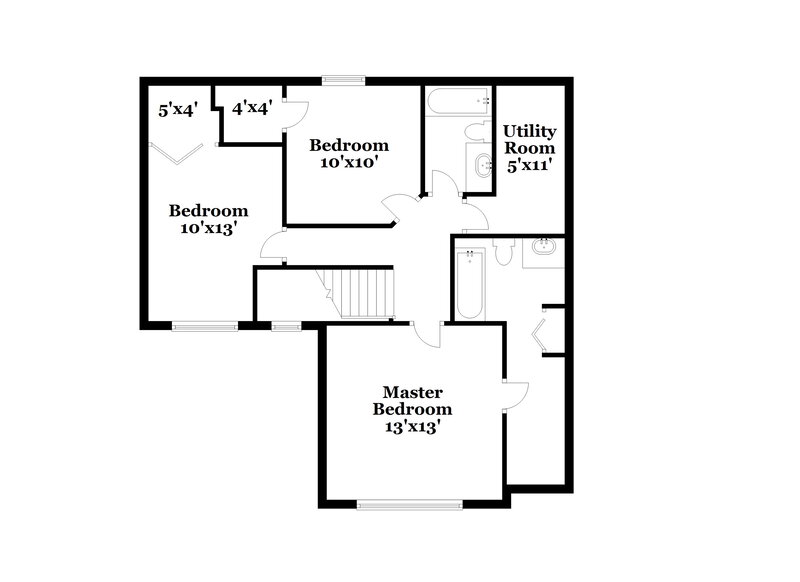 1,595/Mo, 2561 Harvest Moon Dr Greenwood, IN 46143 Floor Plan View 2