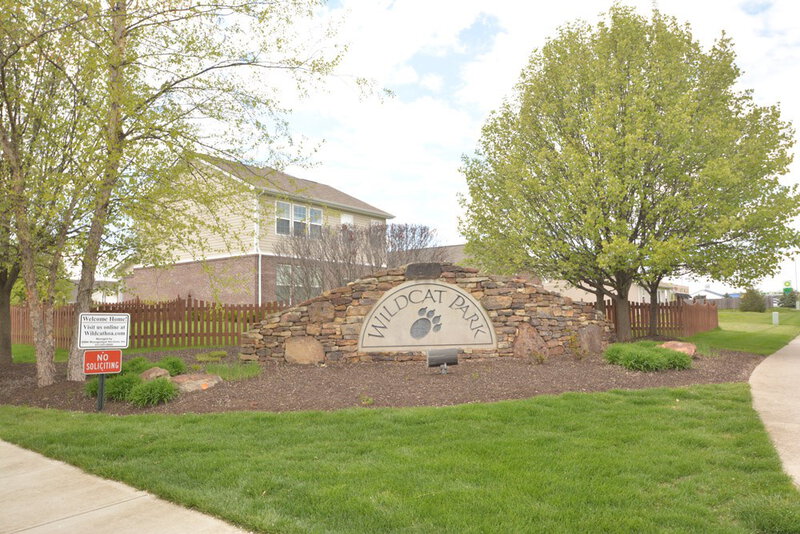1,820/Mo, 8218 Twin River Dr Indianapolis, IN 46239 Community Entrance View