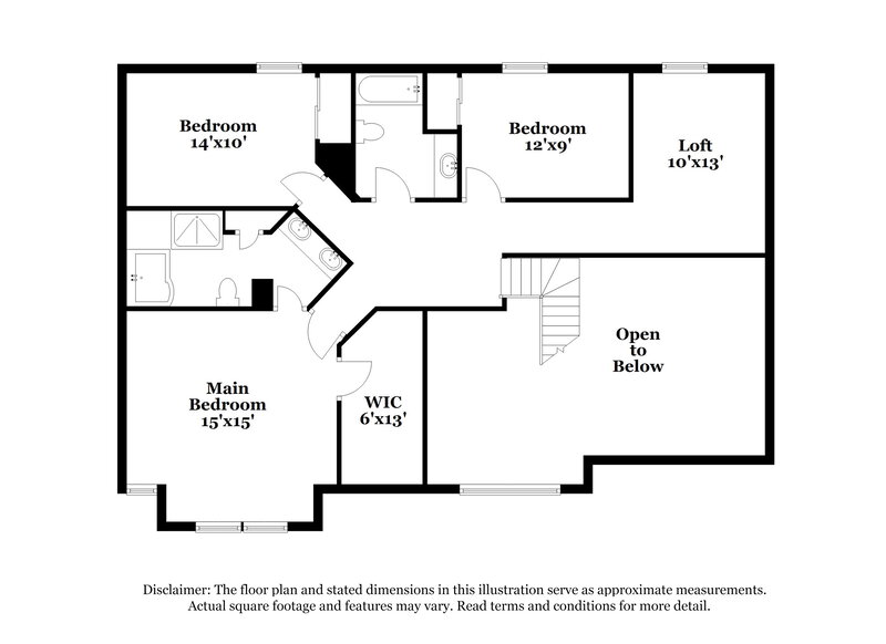 2,455/Mo, 4947 Kilda Dr Greenwood, IN 46142 Floor Plan View 2