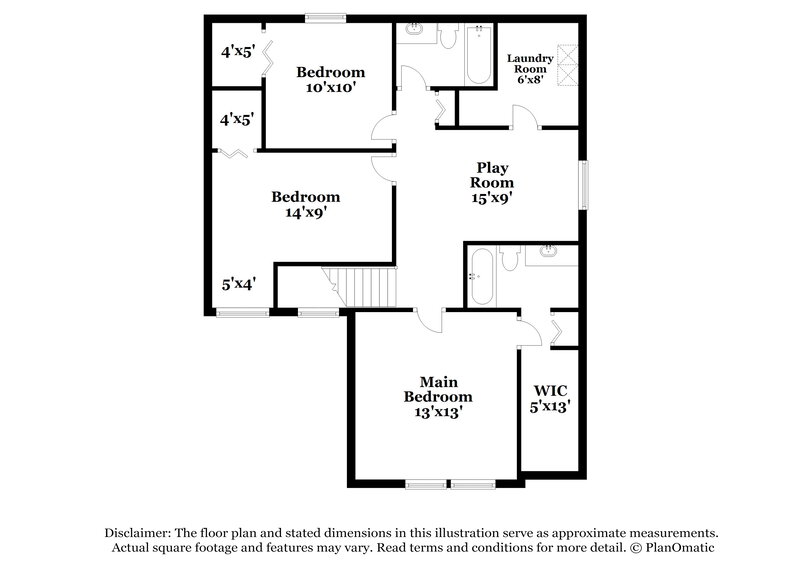 1,655/Mo, 142 Declaration Dr Greenwood, IN 46142 Floor Plan View 2