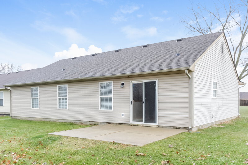 1,615/Mo, 8144 Amarillo Dr Indianapolis, IN 46237 Rear View 2