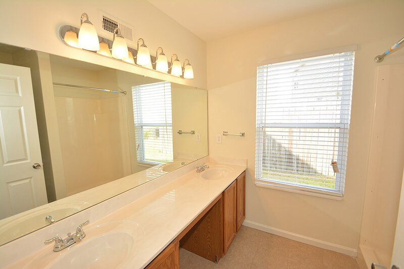 1,510/Mo, 6368 Kelsey Dr Indianapolis, IN 46268 Master Bathroom View