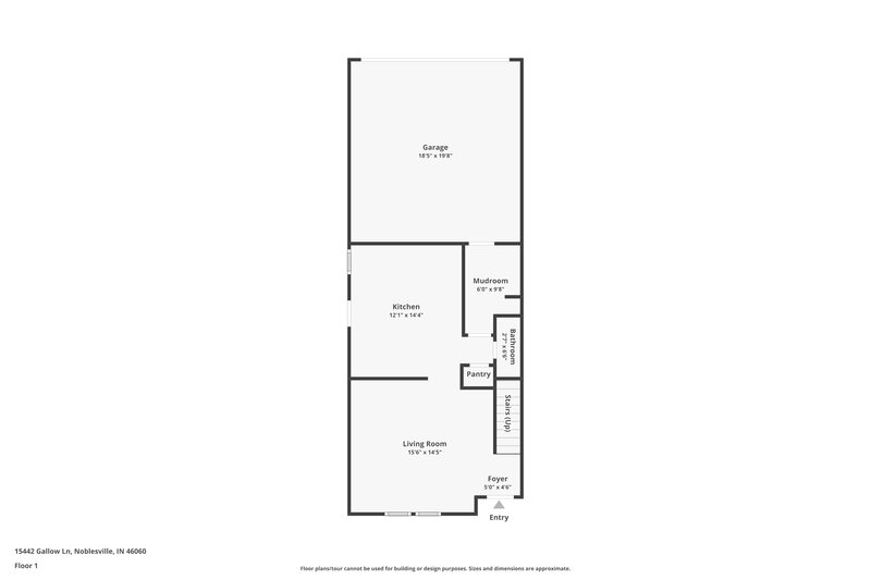 2,075/Mo, 15442 Gallow Ln Noblesville, IN 46060 Floorplan View