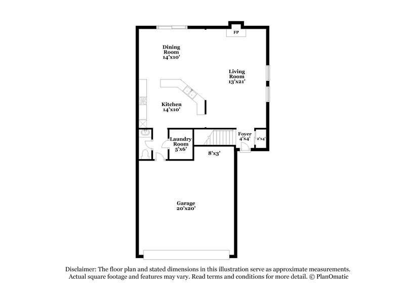 1,910/Mo, 7329 Kimble Dr Indianapolis, IN 46217 Floorplan View
