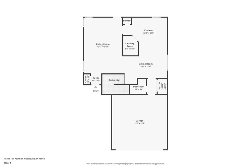 2,770/Mo, 15341 Ten Point Dr Noblesville, IN 46060 Floor Plan View