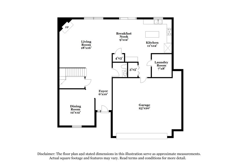 2,335/Mo, 12331 Quarterback Ln Fishers, IN 46037 Floor Plan View