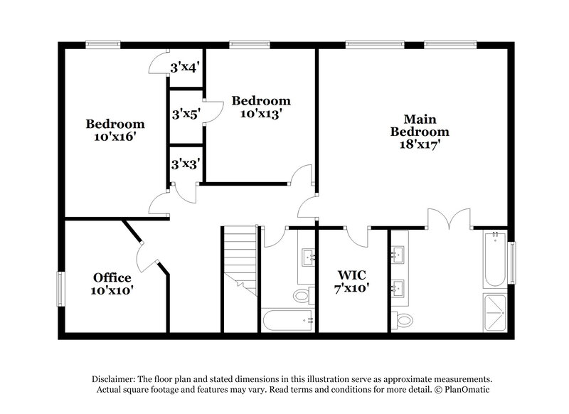 2,170/Mo, 7654 Moran Ct Indianapolis, IN 46268 Floor Plan View 2