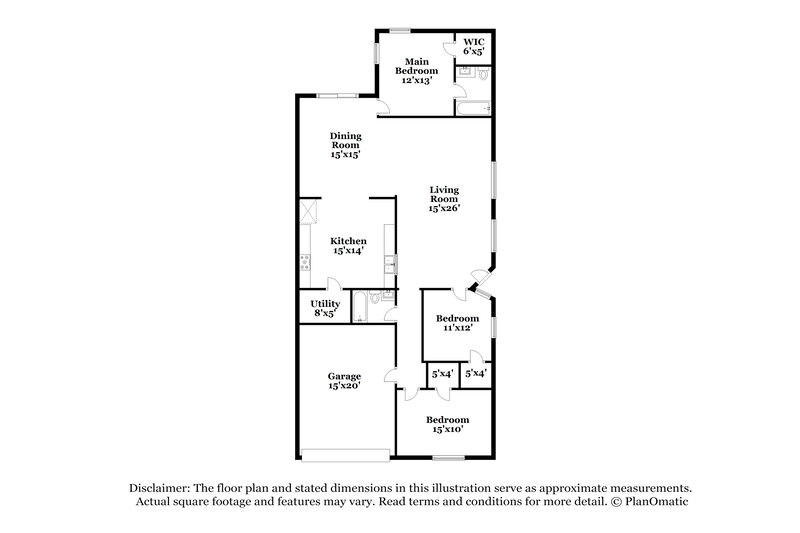 1,975/Mo, 15462 Ten Point Dr Noblesville, IN 46060 Floorplan View