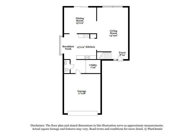 2,085/Mo, 142 Southridge Ln Westfield, IN 46074 Floor Plan View