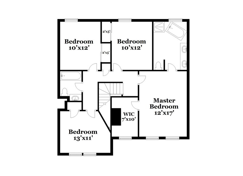 2,020/Mo, 5957 Oakcrest Dr Indianapolis, IN 46237 Floor Plan View