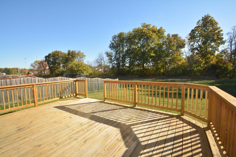 1,950/Mo, 6439 Kelsey Dr Indianapolis, IN 46268 Deck View