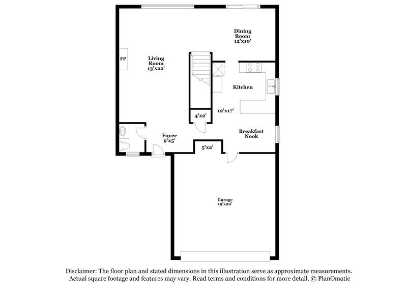 1,650/Mo, 7611 Buck Run Ct Indianapolis, IN 46217 Floor Plan View