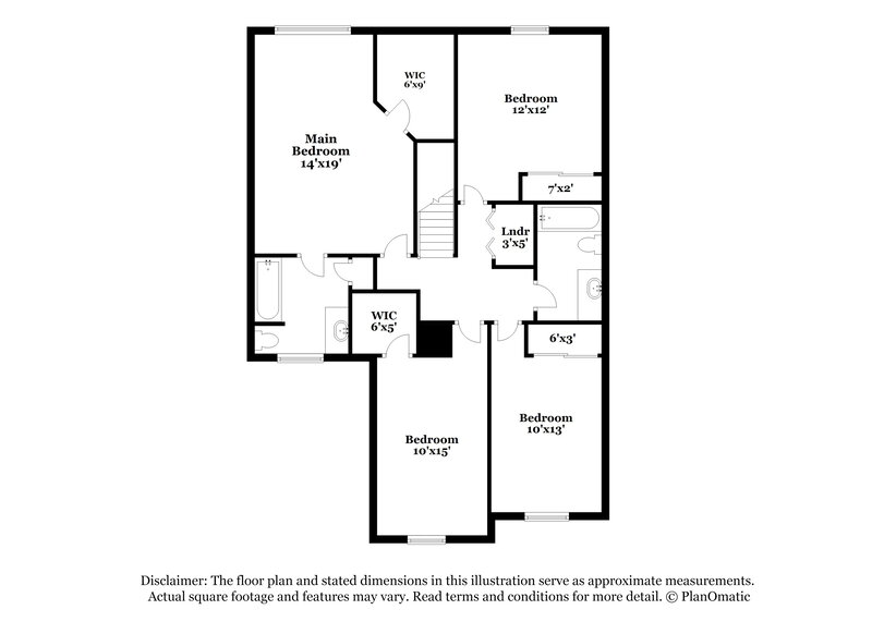 1,650/Mo, 7611 Buck Run Ct Indianapolis, IN 46217 Floor Plan View 2