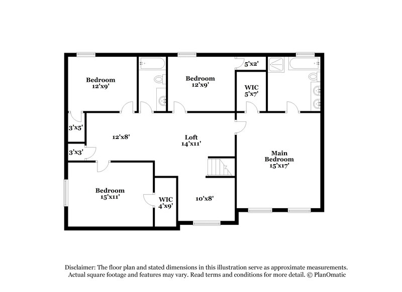 2,490/Mo, 5904 Sandalwood Dr Carmel, IN 46033 Floor Plan View 2