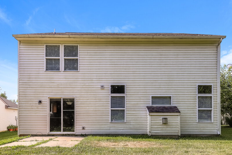 2,060/Mo, 5904 Minden Dr Indianapolis, IN 46221 Rear View