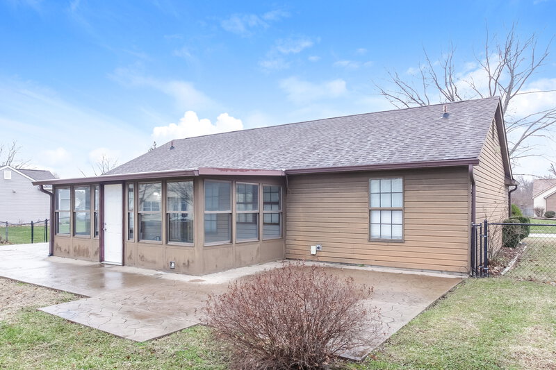 1,815/Mo, 3081 Sable Ridge Pl Greenwood, IN 46142 Rear View 2