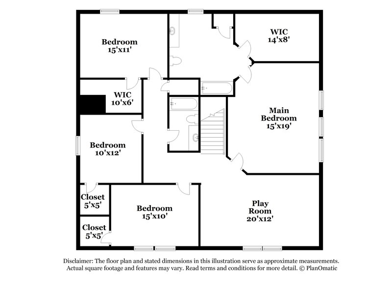 1,975/Mo, 1103 Central Park Blvd N Greenwood, IN 46143 Floor Plan View 2