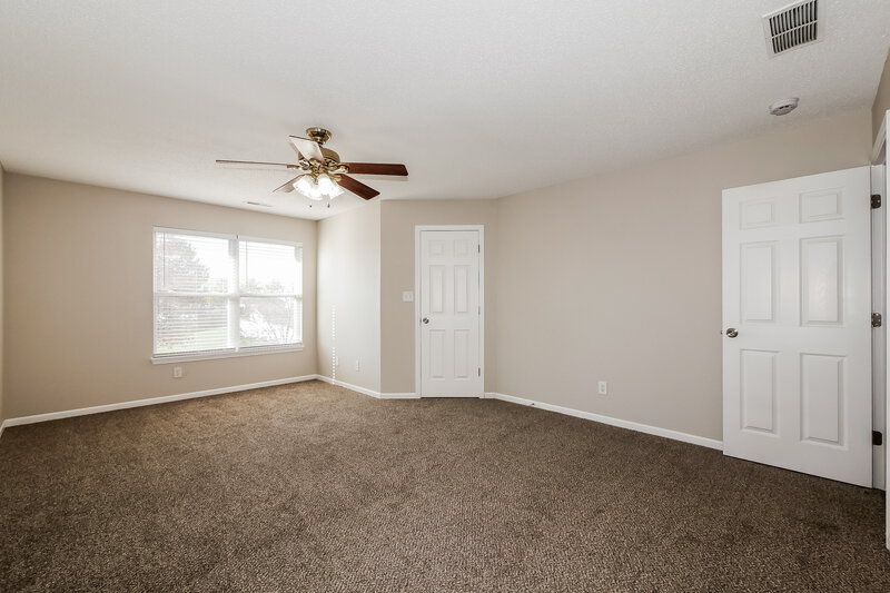 1,830/Mo, 3644 Whistlewood Ln Indianapolis, IN 46239 Main Bedroom View