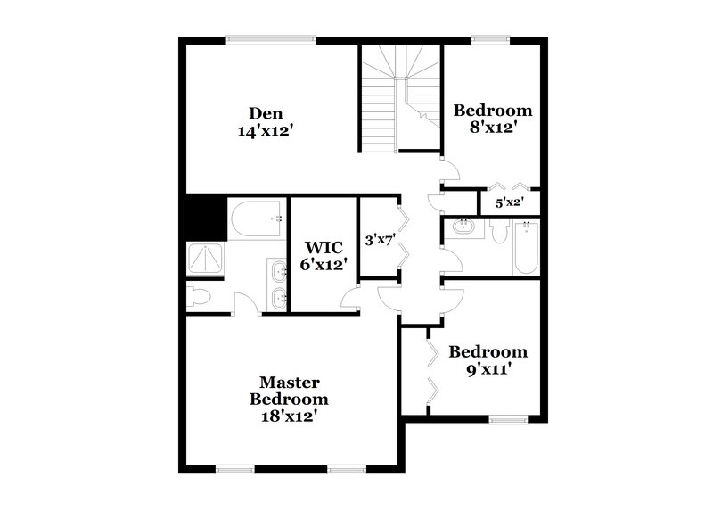 1,650/Mo, 8052 Whitview Dr Indianapolis, IN 46237 Floor Plan View 2