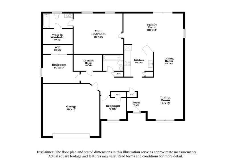 2,800/Mo, 1078 Country Meadow Ct Franklin, IN 46131 Floor Plan View