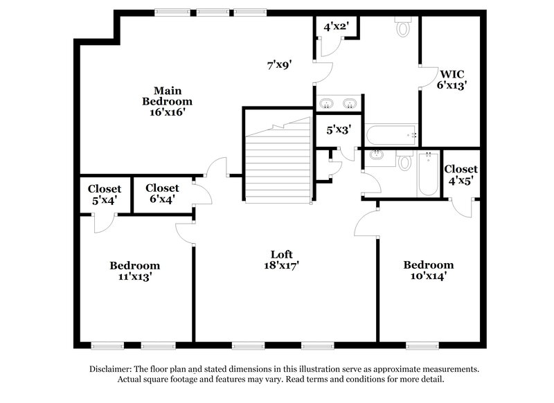 2,170/Mo, 12105 Brushfield Ln Fishers, IN 46037 Floor Plan View