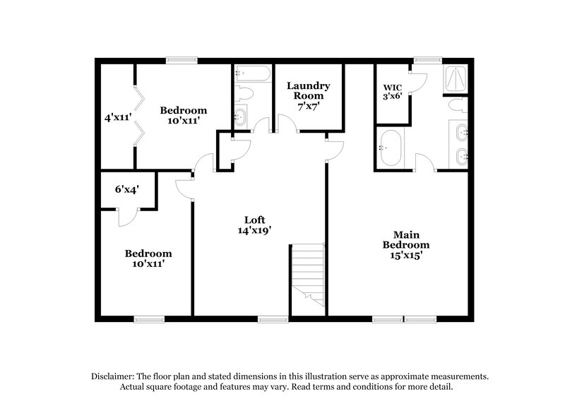 2,005/Mo, 9912 Nightsong Ln Avon, IN 46123 Floor Plan View 2