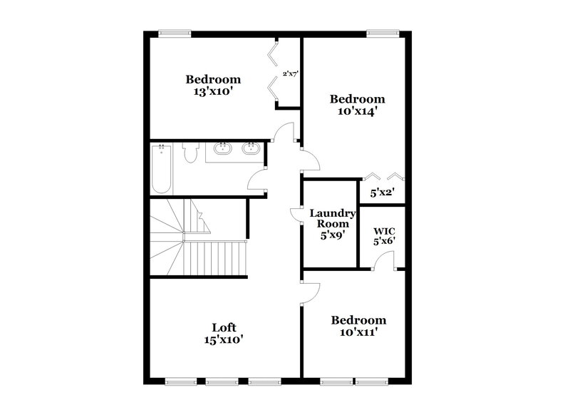 1,955/Mo, 9600 Lomax Dr Avon, IN 46123 Floor Plan View 2