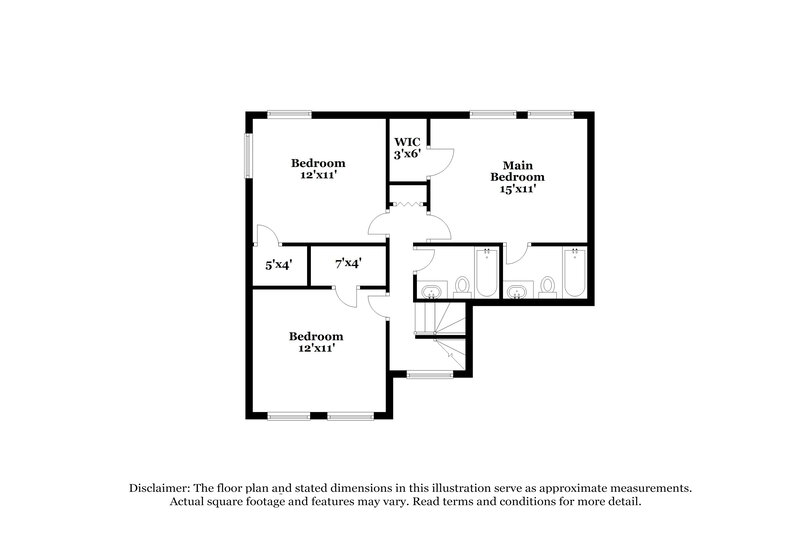 2,090/Mo, 5223 Pin Oak Dr Indianapolis, IN 46254 Floorplan View 2