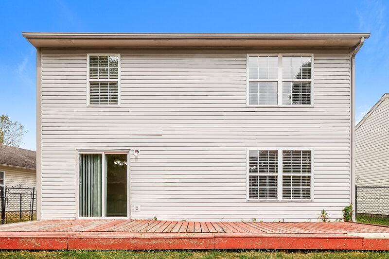 1,760/Mo, 707 Deer Trail Dr Indianapolis, IN 46217 Rear View