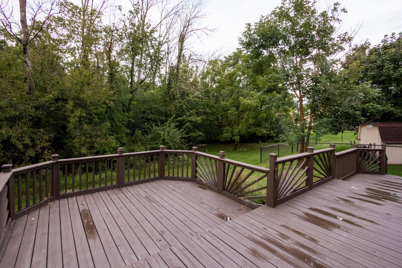 1,525/Mo, 12044 Pepperwood Dr Indianapolis, IN 46236 Deck View
