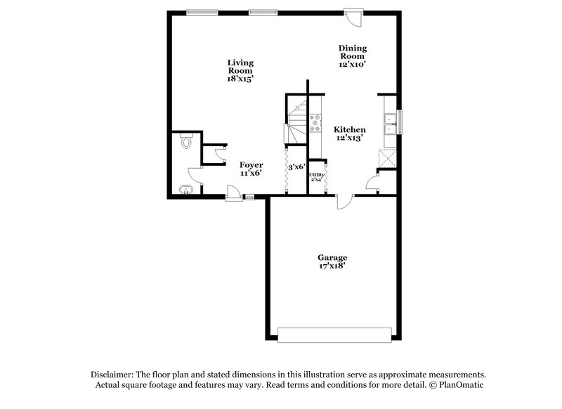 1,655/Mo, 10411 Hornton St Indianapolis, IN 46236 Floor Plan View