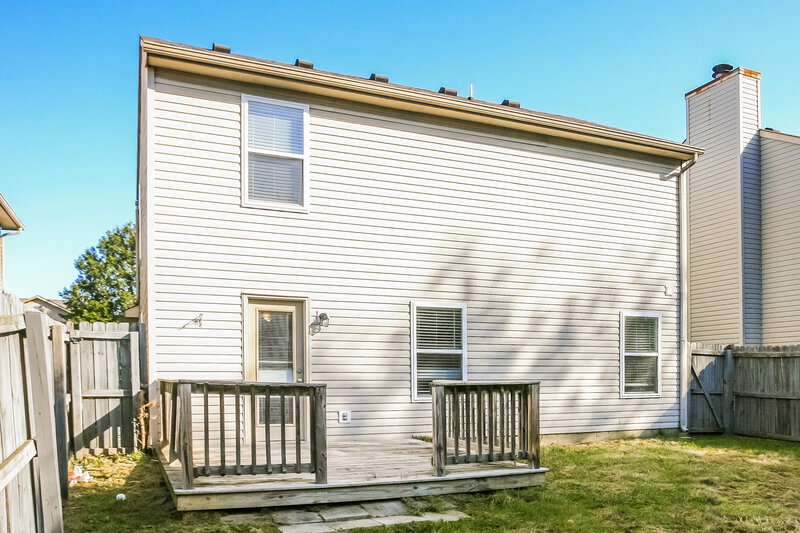 1,795/Mo, 10411 Hornton St Indianapolis, IN 46236 Rear View 2