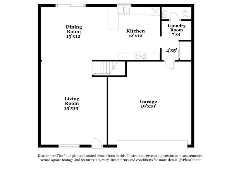 1,875/Mo, 6310 Lake Mead Dr Indianapolis, IN 46237 Floor Plan View