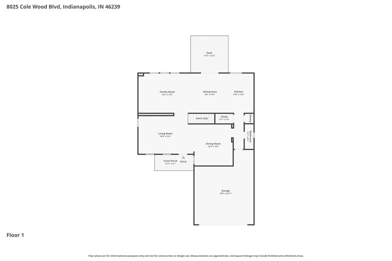 2,190/Mo, 8025 Cole Wood Blvd Indianapolis, IN 46239 Floor Plan View