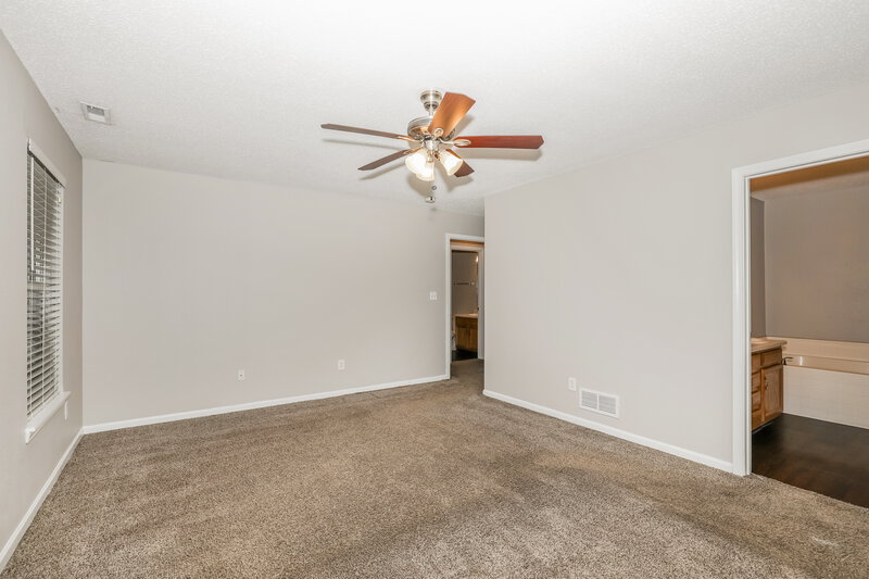 1,870/Mo, 8020 Lake Tree Cir Indianapolis, IN 46217 Main Bedroom View 2