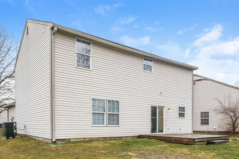 1,855/Mo, 2353 Salem Park Dr Indianapolis, IN 46239 Rear View