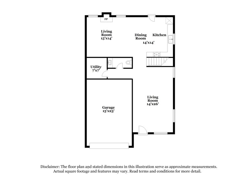 1,795/Mo, 6051 Bannister Ct Indianapolis, IN 46236 Floor Plan View