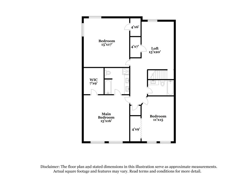 1,795/Mo, 6051 Bannister Ct Indianapolis, IN 46236 Floor Plan View 2
