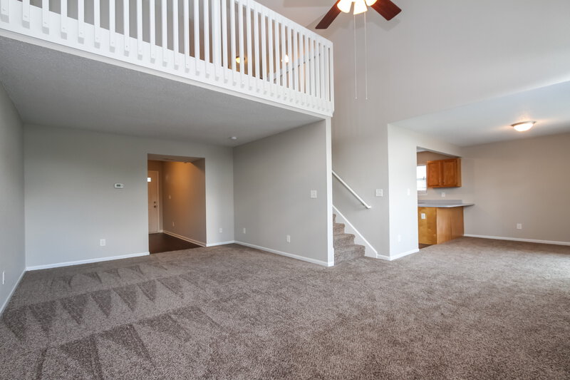 1,470/Mo, 3809 Whistlewood Ln Indianapolis, IN 46239 Living Room View 3