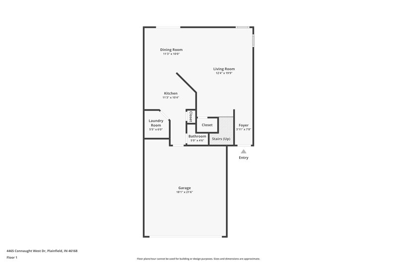 1,790/Mo, 4465 Connaught West Dr Plainfield, IN 46168 Floor Plan View